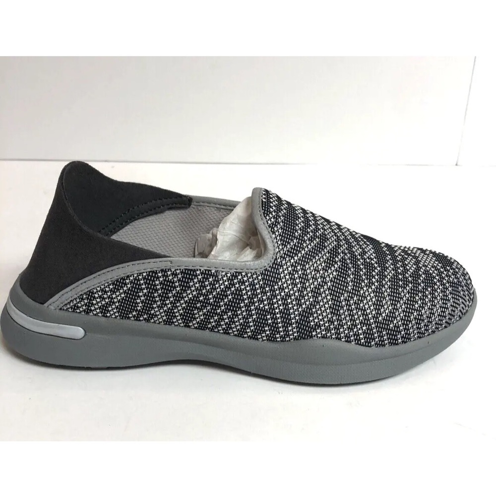 Softwalk Women’s Simba, Charcoal Slip-On Shoes, Size 7 M.